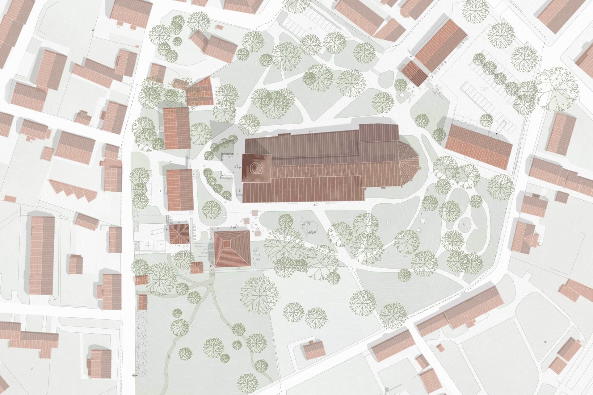 Domkyrkoberget Situationsplan AART