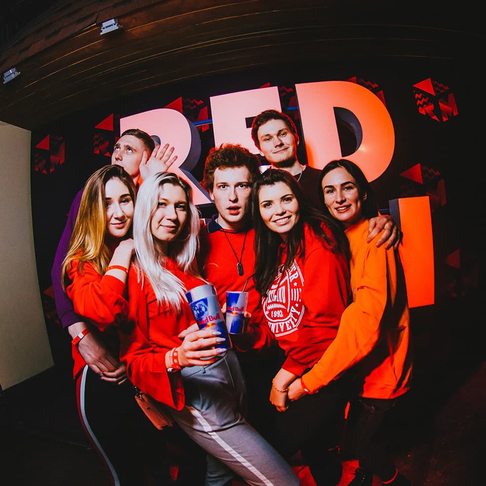 Partying at Red Monday Moscow