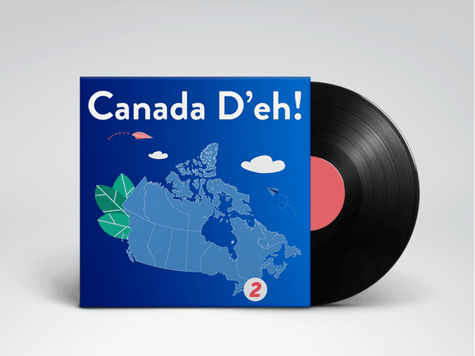 A record in a 'Canada D'eh' sleeve