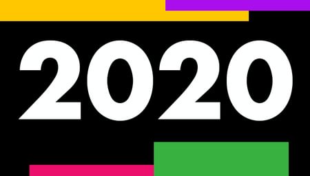 2020 with art block background