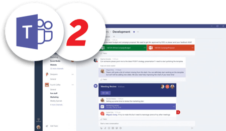 Screenshot of Microsoft Teams net2phone Canada integration