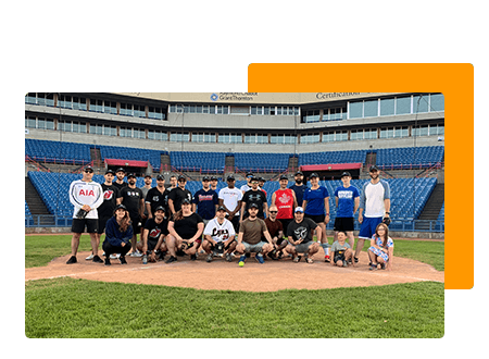 Growing Team - Baseball team stadium - net2phone Canada - Business VoIP Phone System