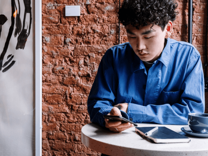 Man working at a desk