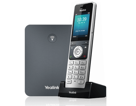 The yealink w77p cordless phone handset and base station combo - net2phone Canada - Business VoIP Phone System