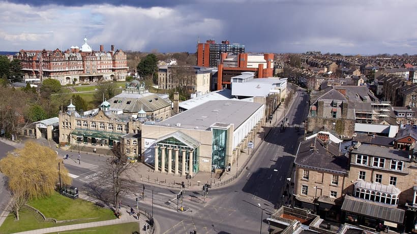 Harrogate Convention Centre aerial shot