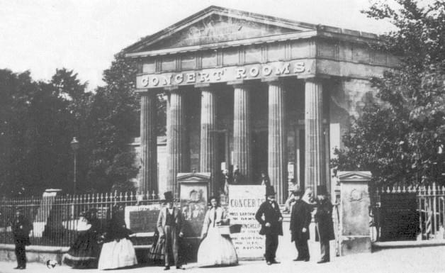 The original Spa Rooms of 1835 located on the site of what is now Hall M at the Harrogate Convention Centre