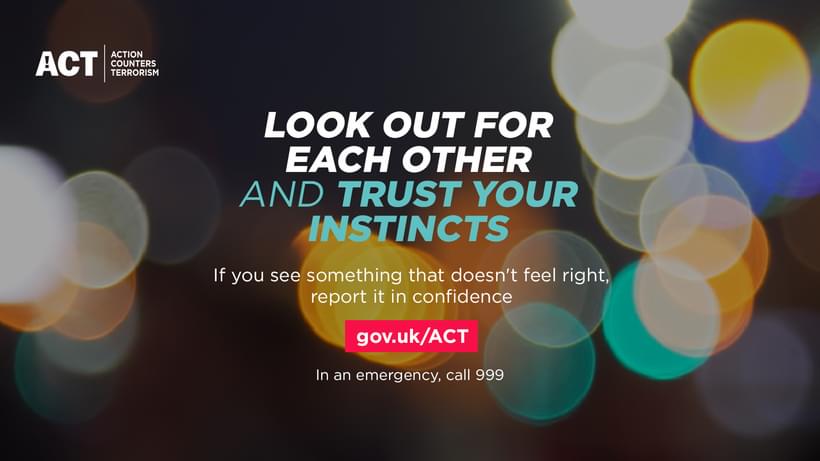 Look out for each other and trust your instincts
