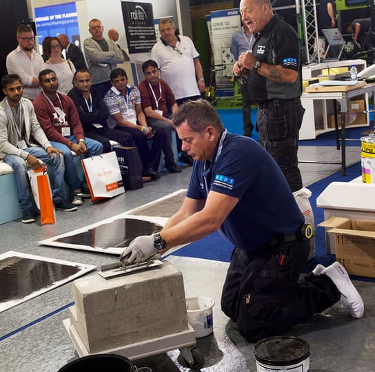 Flooring demonstration, The Flooring Show 2016