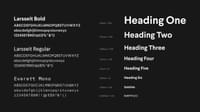 Akord typography