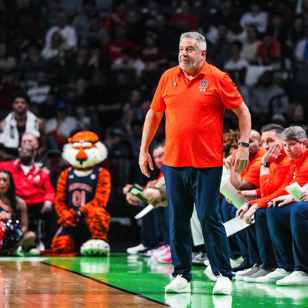 Bruce Pearl during the game between the Houstan Cougars and the Auburn Tigers at Legacy Arena in Birmingham, AL on Saturday, Mar 18, 2023. Alabama News