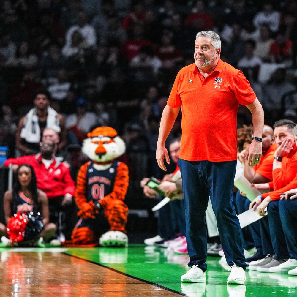 Bruce Pearl during the game between the Houstan Cougars and the Auburn Tigers at Legacy Arena in Birmingham, AL on Saturday, Mar 18, 2023. Zach Bland/Auburn Tigers