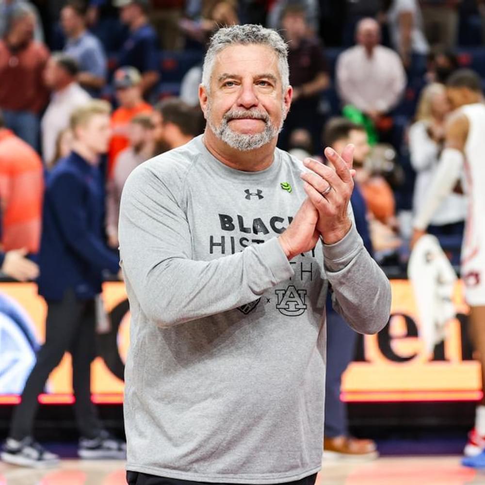 Feb 23, 2022; Auburn, AL, USA; Bruce Pearl reacts after the game between Auburn and Ole Miss at Auburn Arena. Alabama News