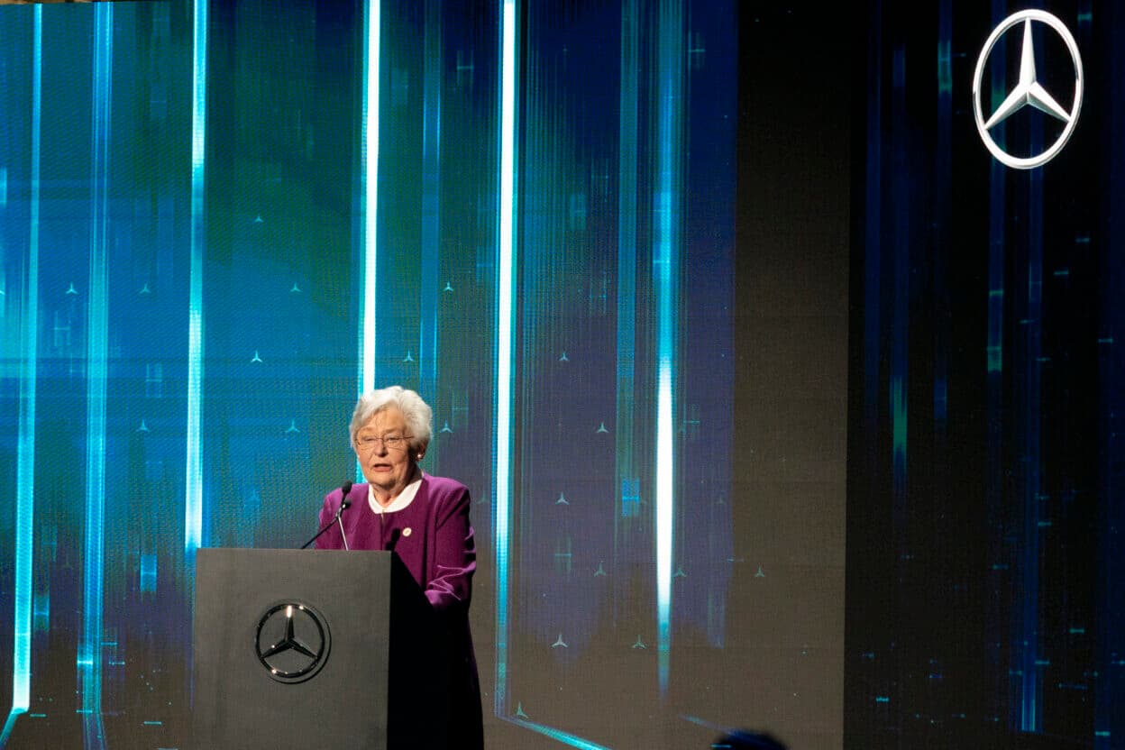 Governor Kay Ivey gave remarks to the Mercedes Benz Battery Plant Opening, 3/15/2022