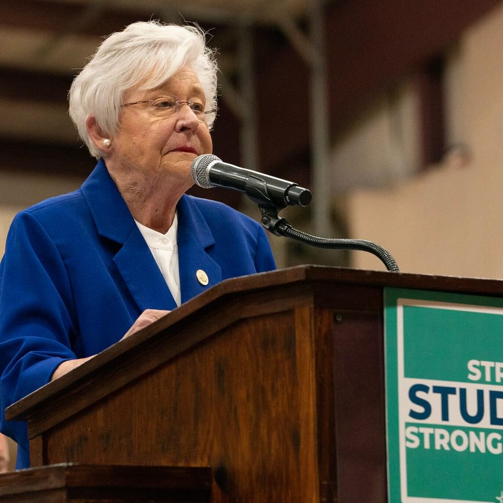 Governor Kay Ivey visited J.F. Shields High School and spoke to students during an assembly Monday September 11, 2023 in Beatrice, Ala. Alabama News