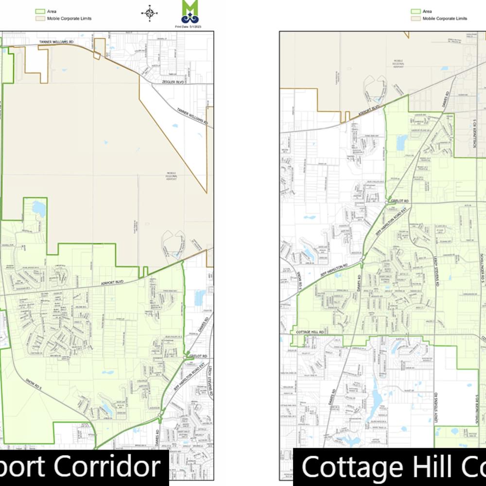 AIRPORT AND COTTAGE HILL ANNEXATION MAPS MOBILE Alabama News