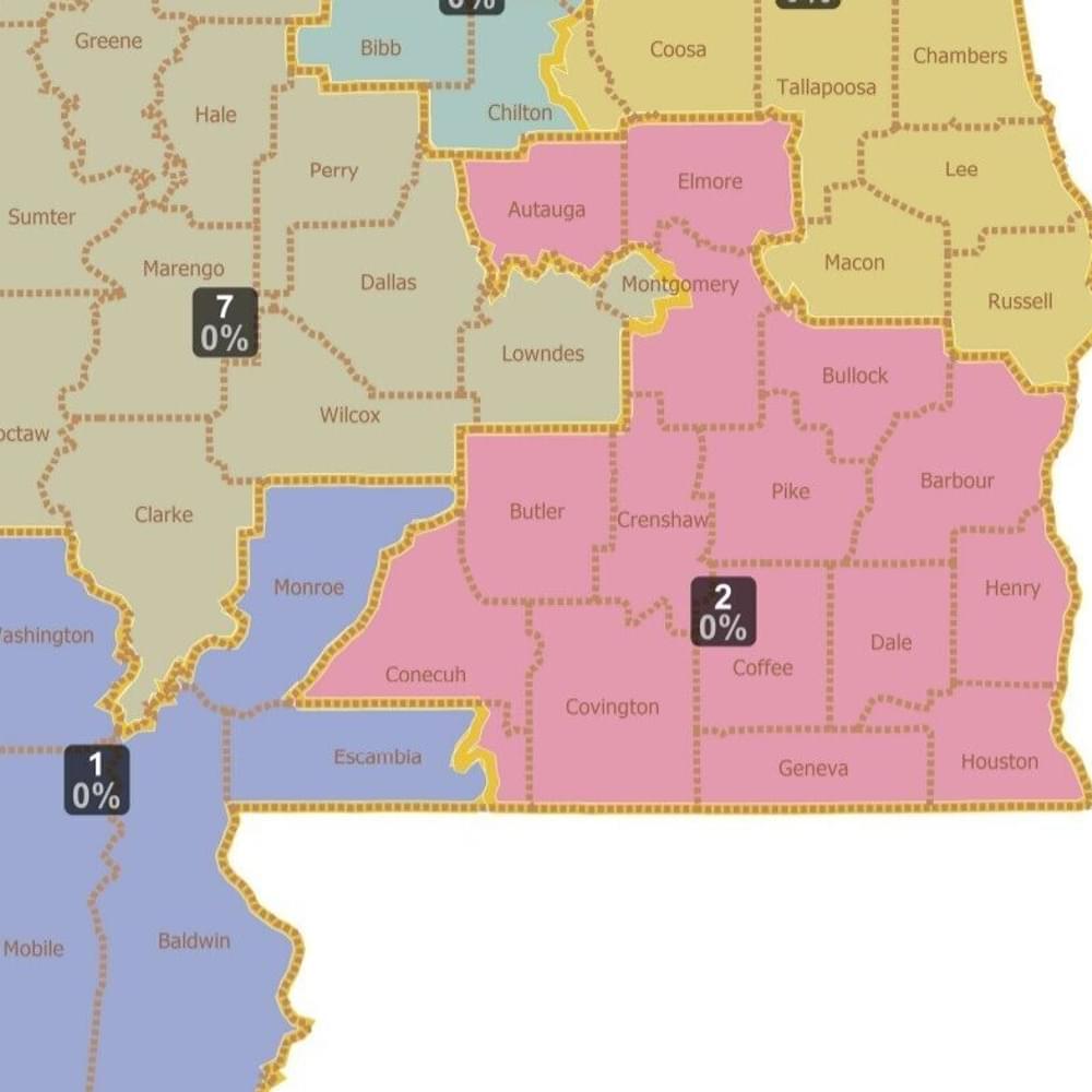 AL Congressional Map Alabama News