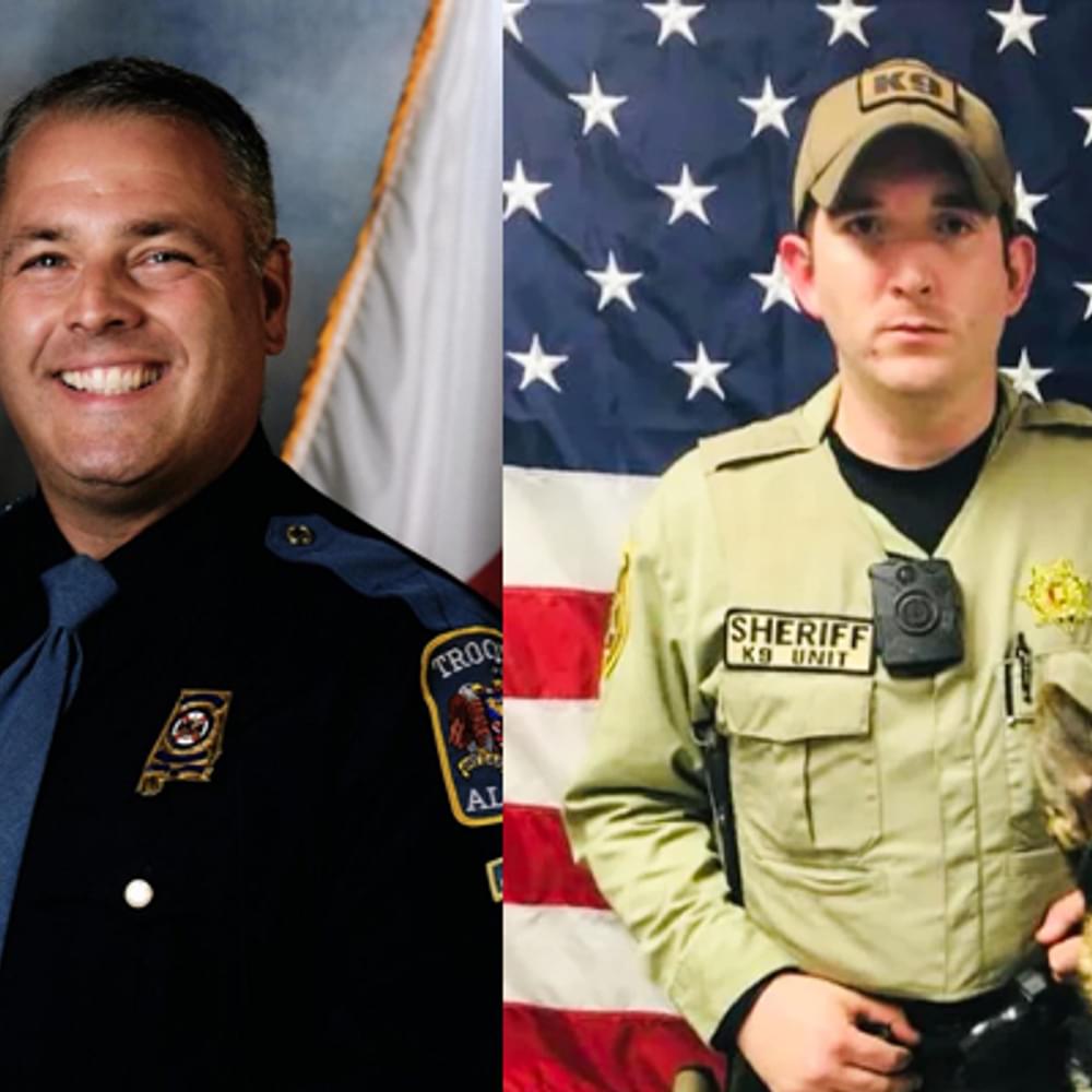 Alabama Law Enforcement Agency ALEA Senior Trooper Jason Lynn Vice and Bibb County Deputy Bradley Johnson Alabama News