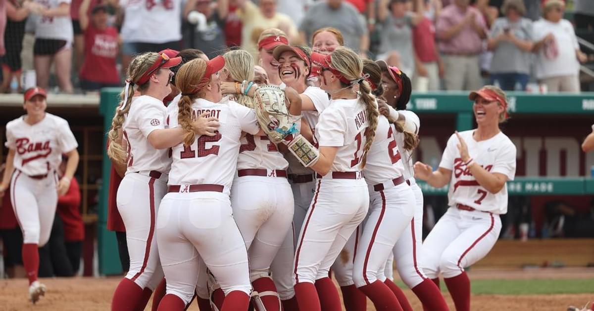 Alabama softball edges by Middle Tennessee State to advance to NCAA ...