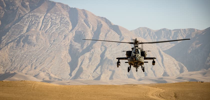 Apache AH 64 attack helicopter Andre Klimke unsplash