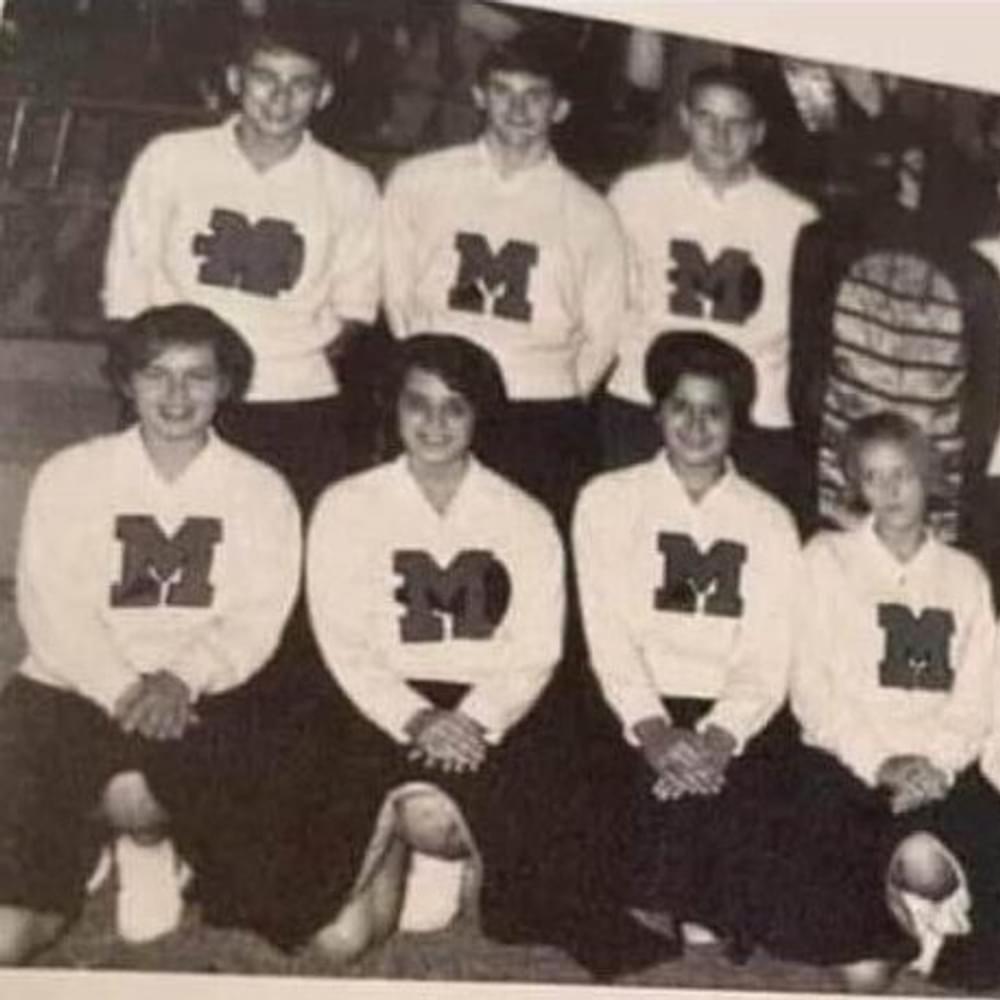 McGill cheerleaders, 1963 Alabama News