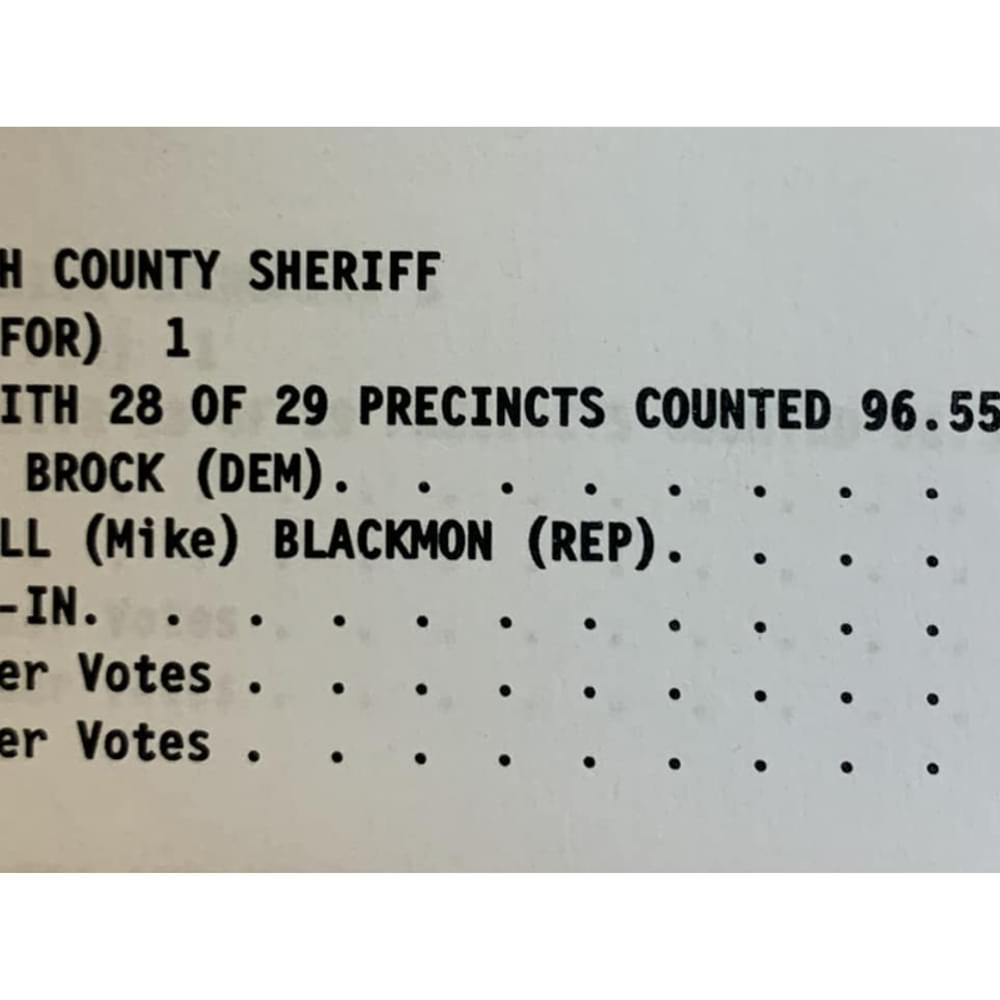 CONECUH COUNTY RESULTS
