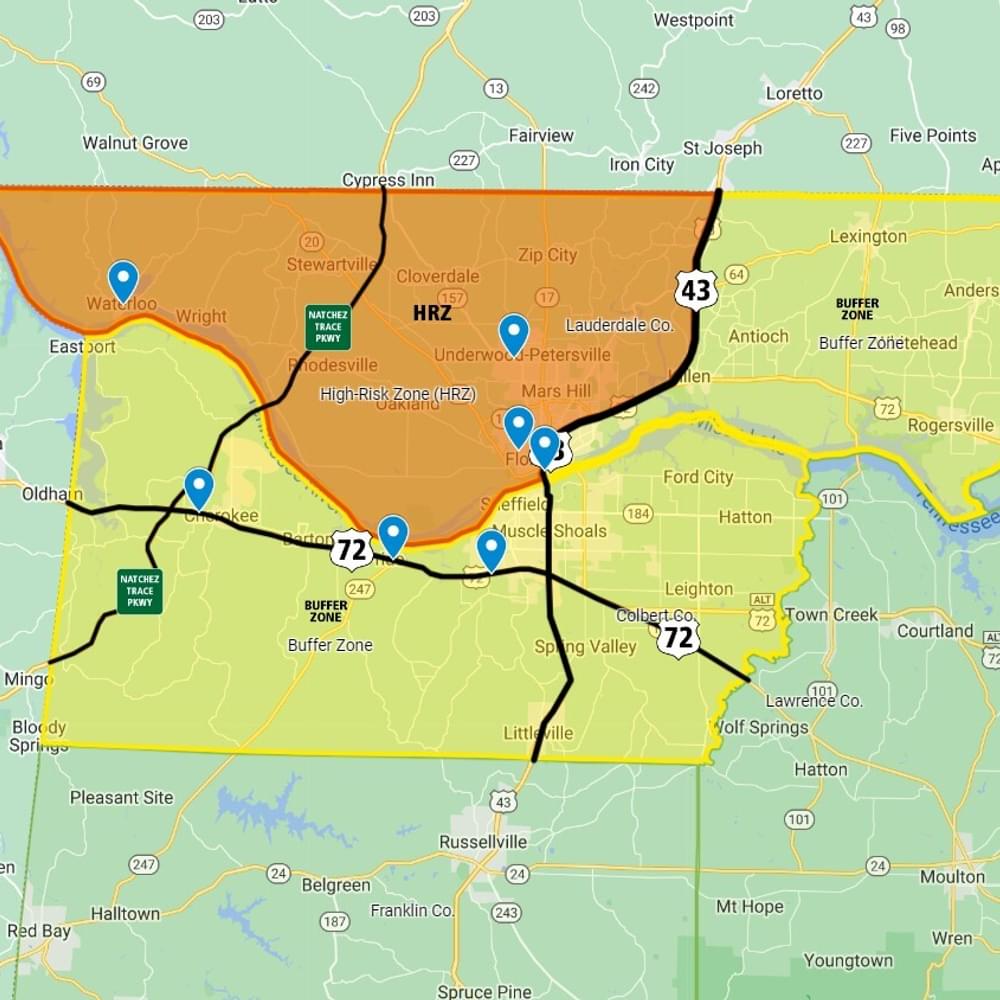 CWD map Alabama News
