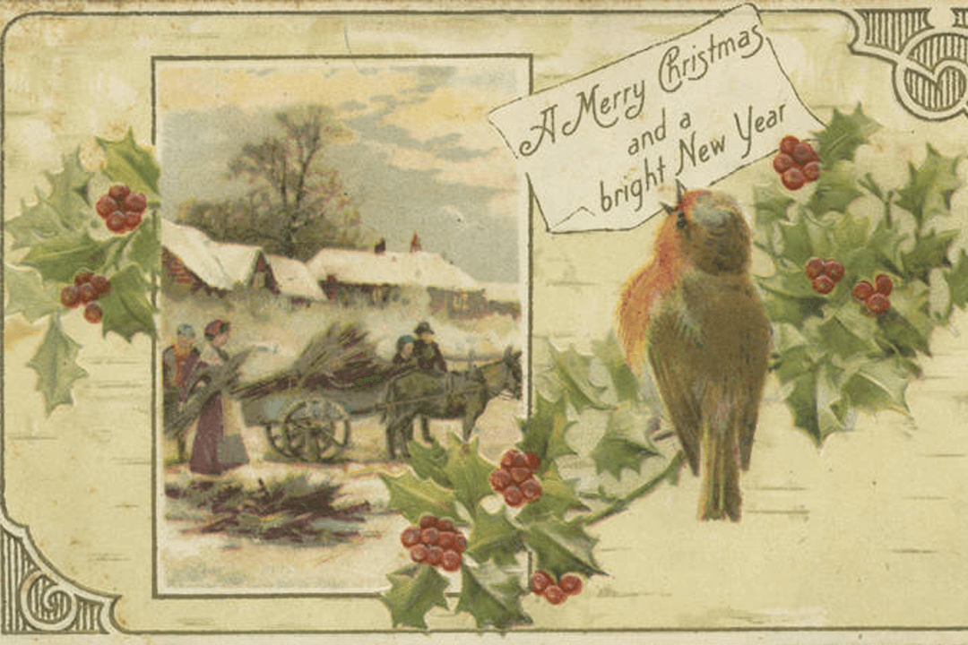 Christmas card from Alabama 1897 Photo from Alabama Department of Archives History