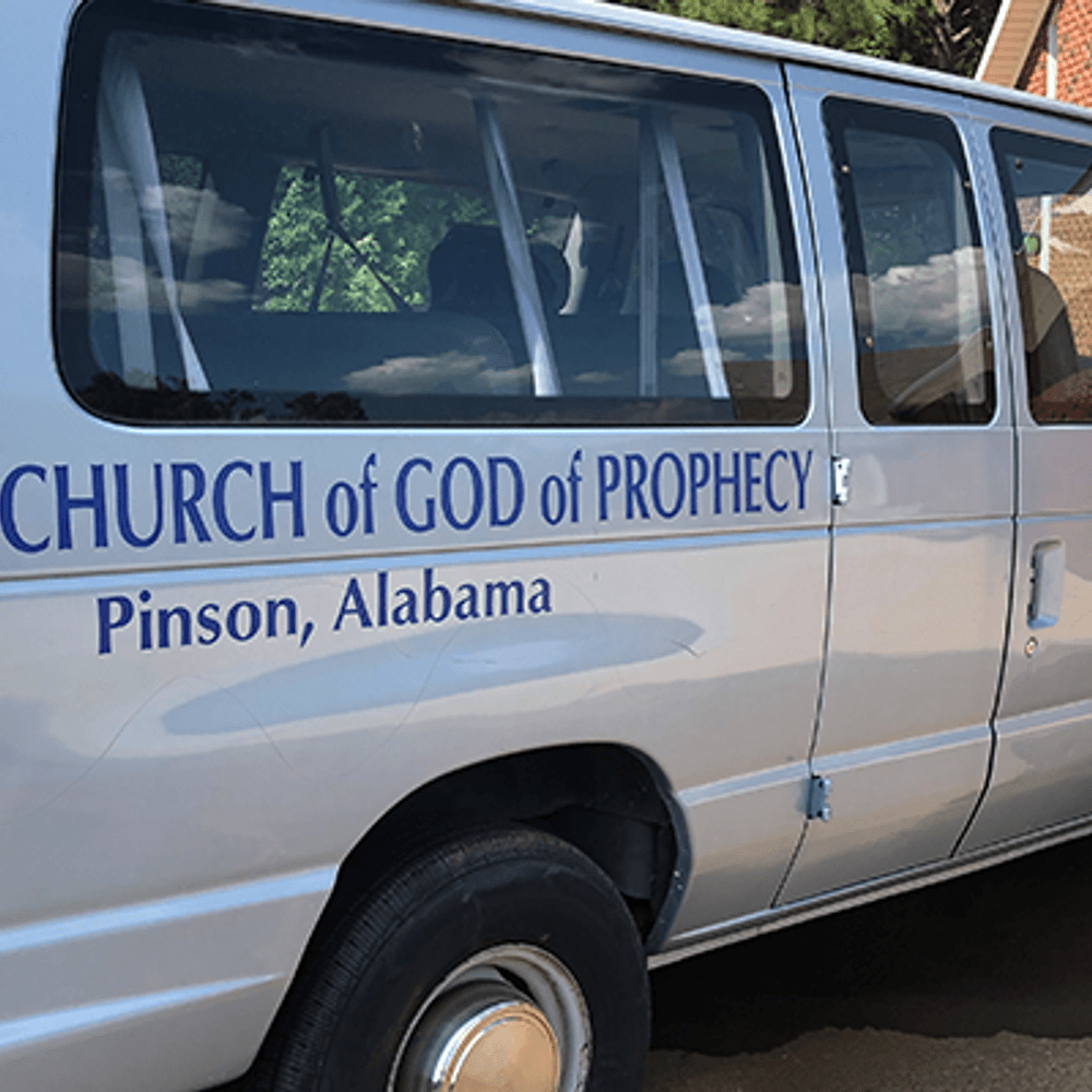 Church Van from Church of God of Prophecy from Cephus Prophitt Alabama News