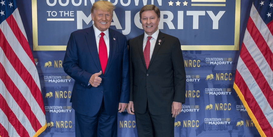 Donald Trump and Mike Rogers 2