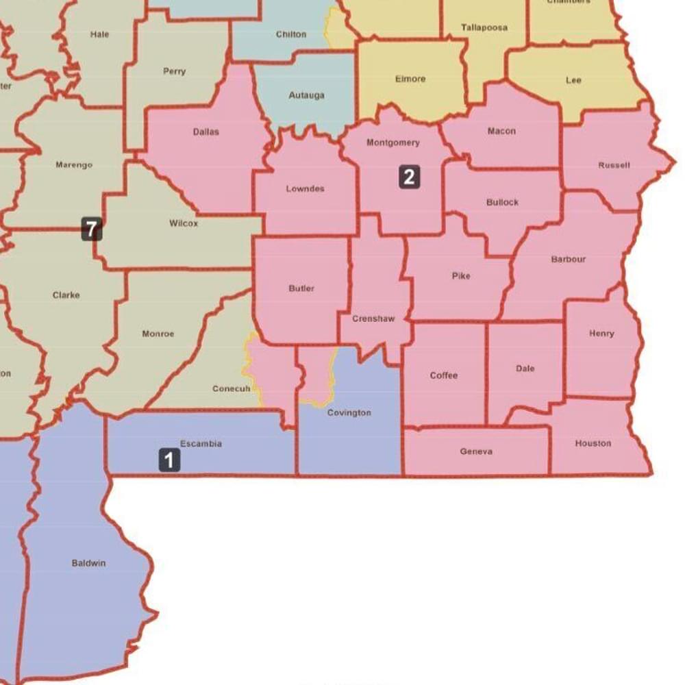 congressional map Alabama News