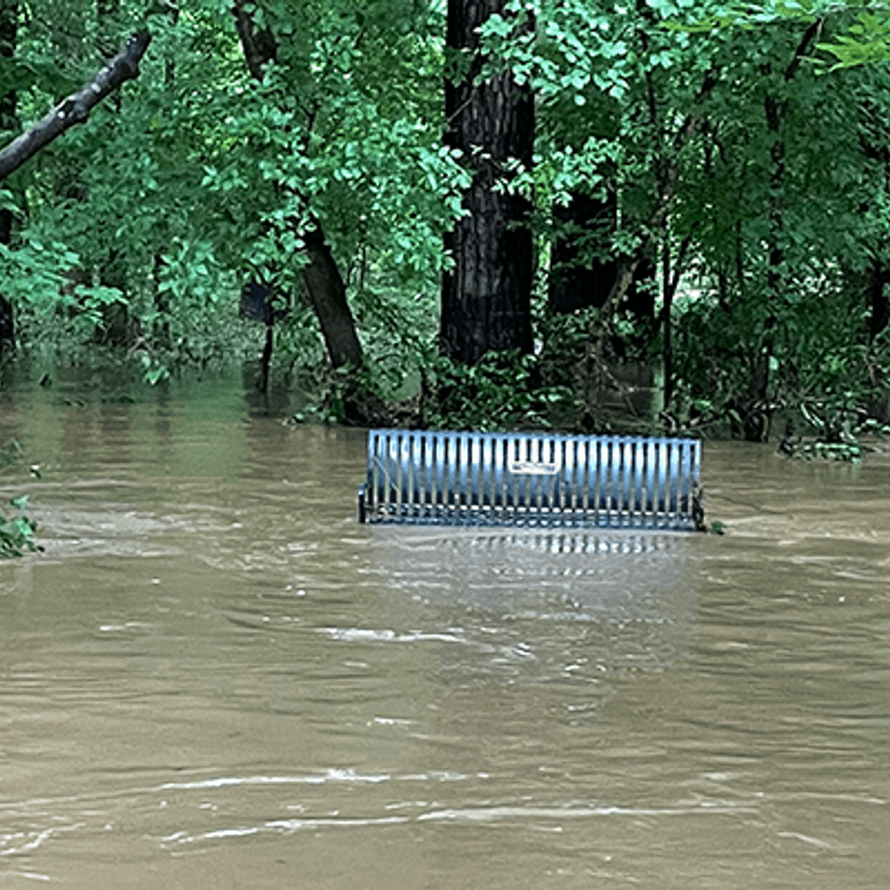 Flooding at Jemison Park in Mountain Brook from Will Blakely