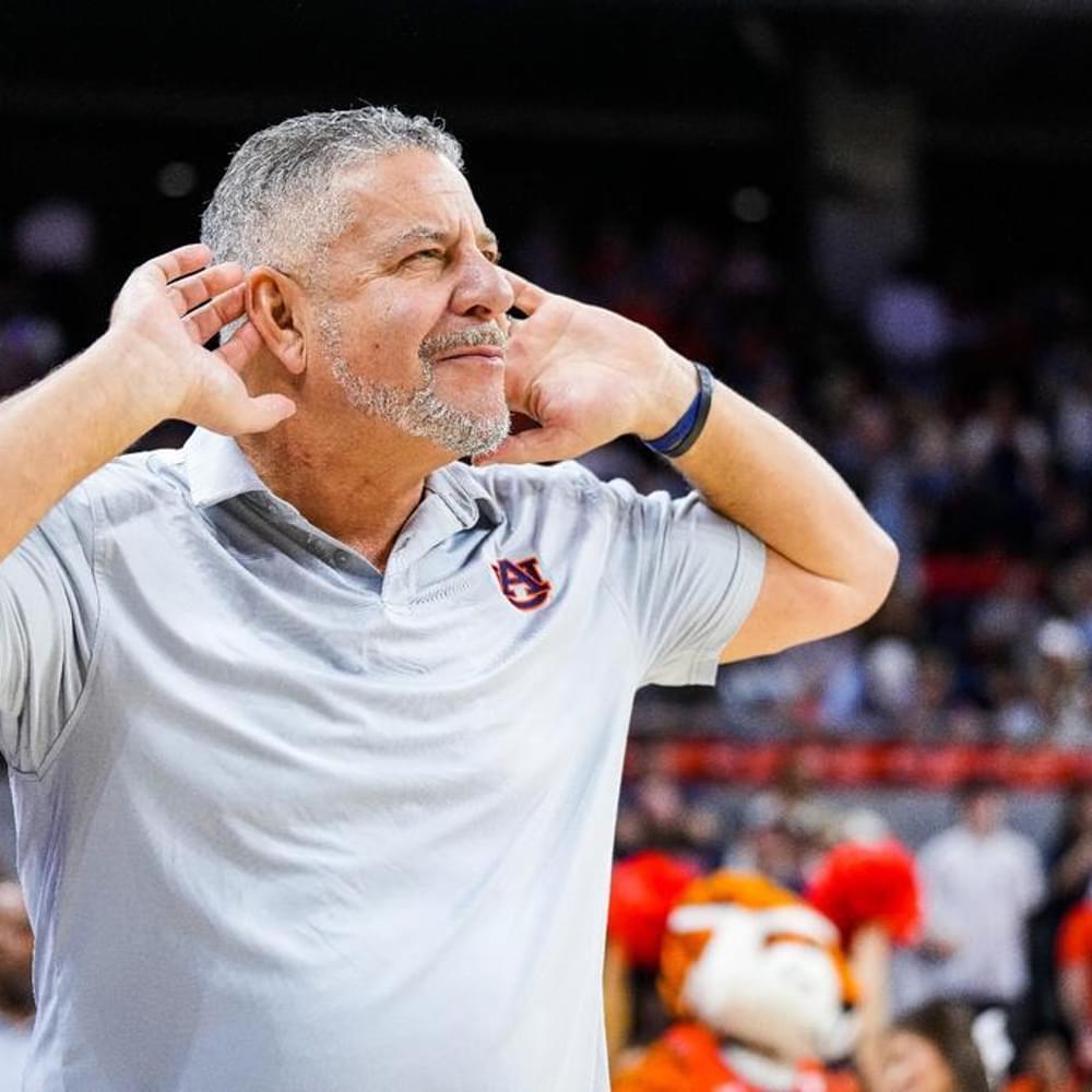 Head Coach Bruce Pearl during the game between the Ole Miss Rebels and the Auburn Tigers at Neville Arena in Auburn, AL on Wednesday, Feb 22, 2023. Alabama News