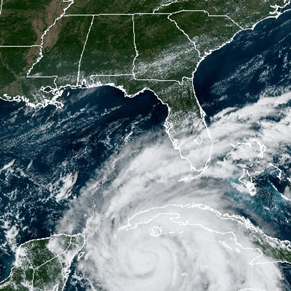 Hurricane Ian Image from NOAA Alabama News