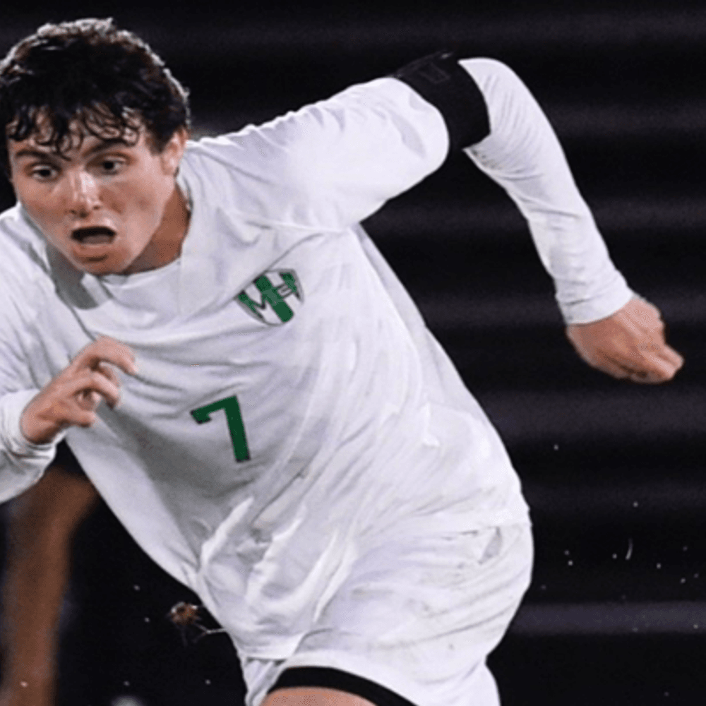 Jack Heaps from MBHS Boys Soccer Twitter page