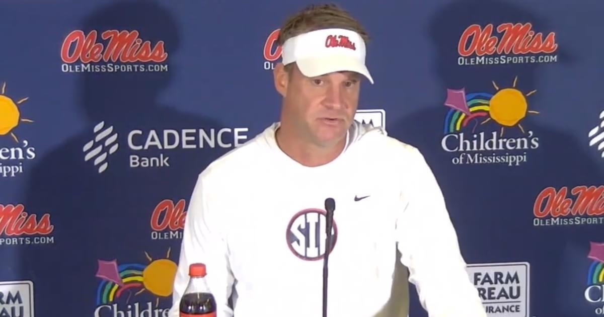 Kiffin says he expects to return to Ole Miss after Egg Bowl loss — 'I do'