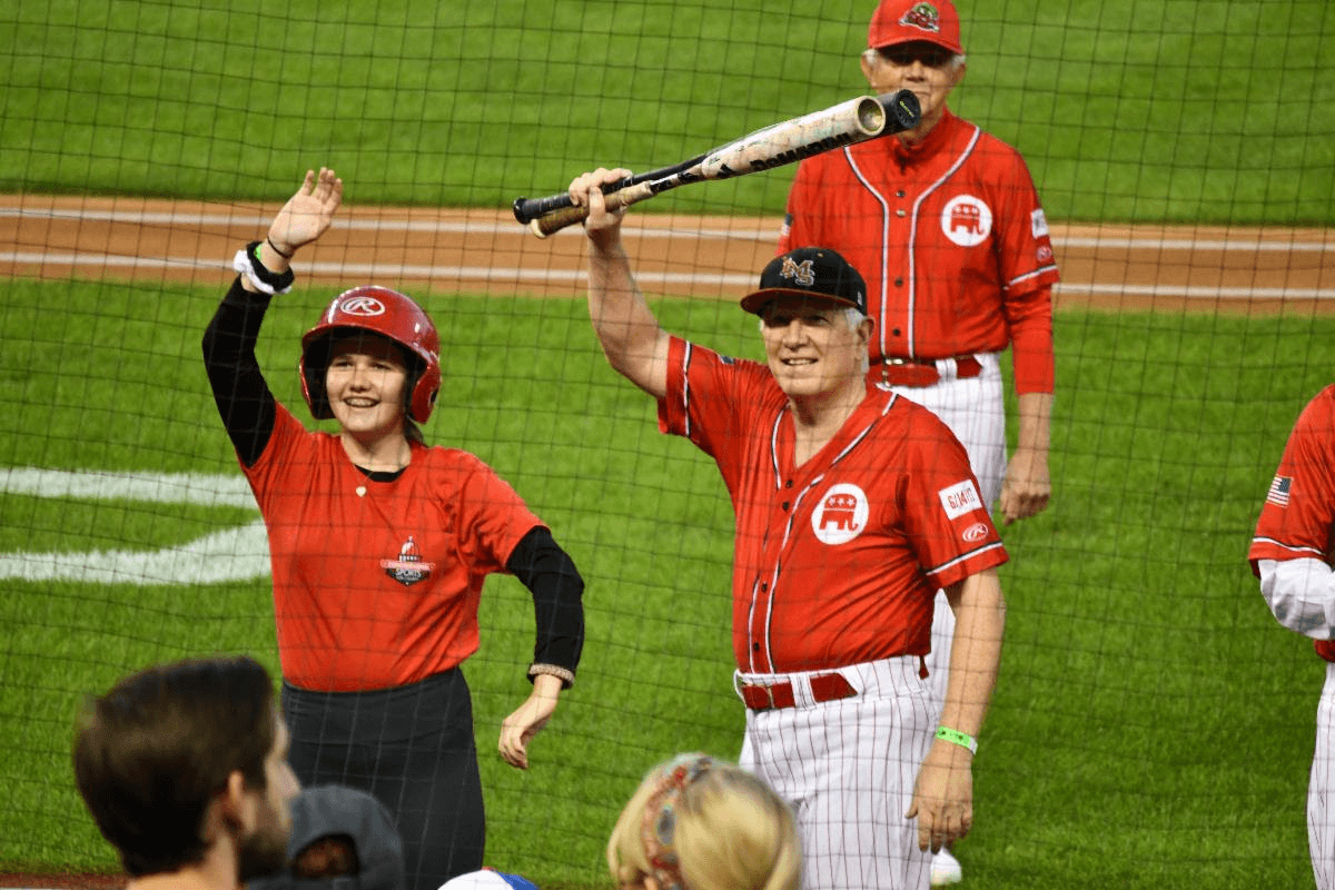 Brooks will start at first base in congressional baseball game tonight