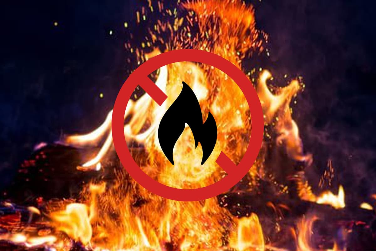 No burn wildfire no fire