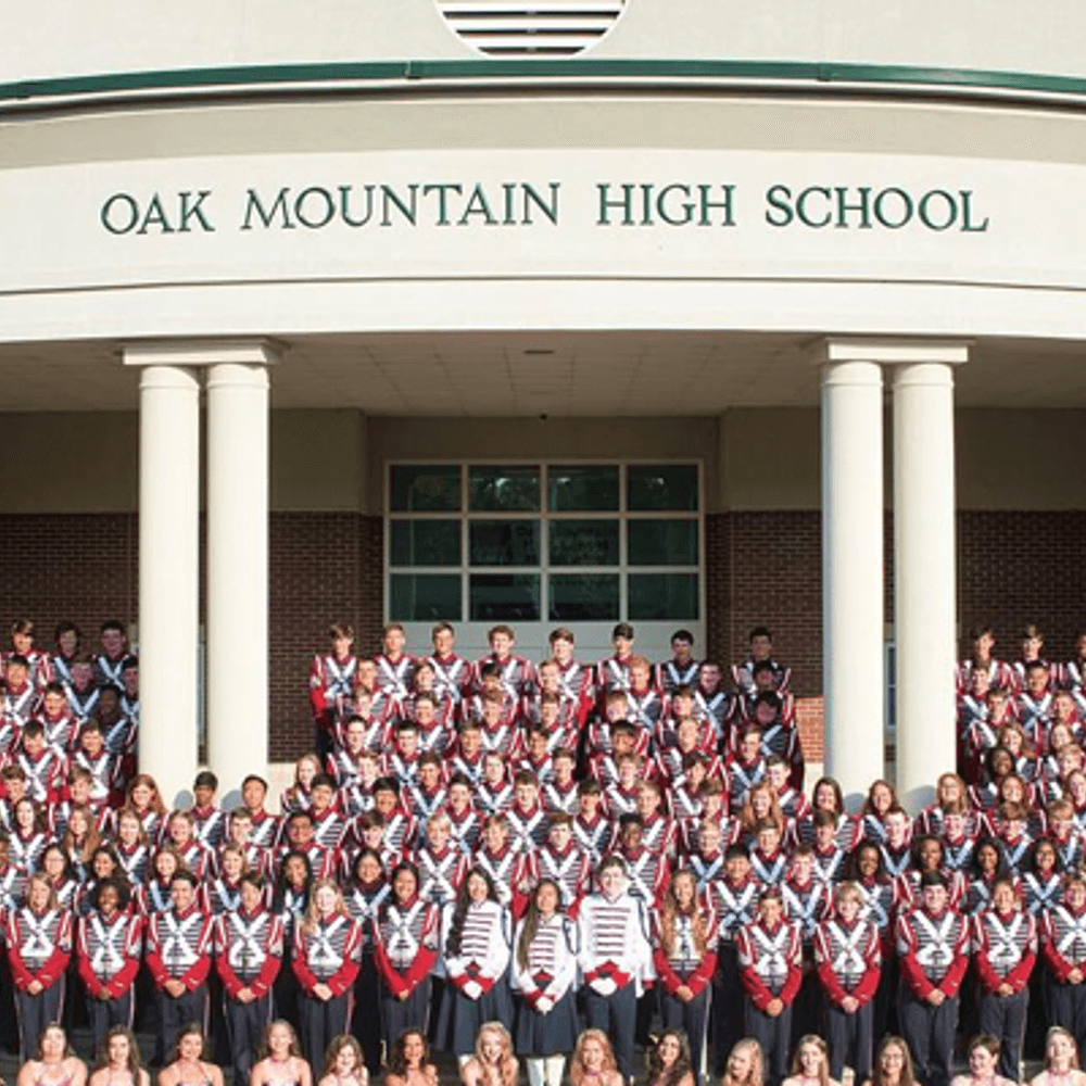 Photo from Oak Mountain High School band Facebook page.