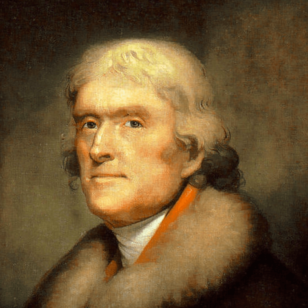 Thomas Jefferson in 1805 Image from Wikipedia Alabama News