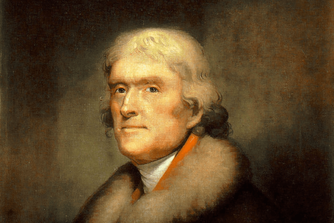 Thomas Jefferson in 1805 Image from Wikipedia
