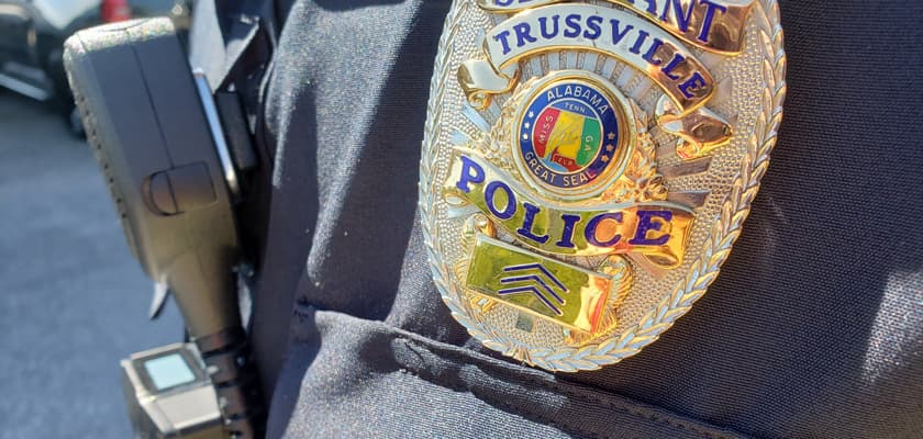 Trussville Police Department Badge by Erica Thomas