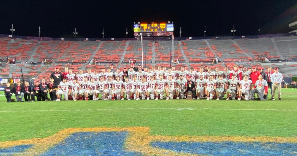 Fyffe's Brodie Hicks runs all over B.B. Comer as Red Devils take