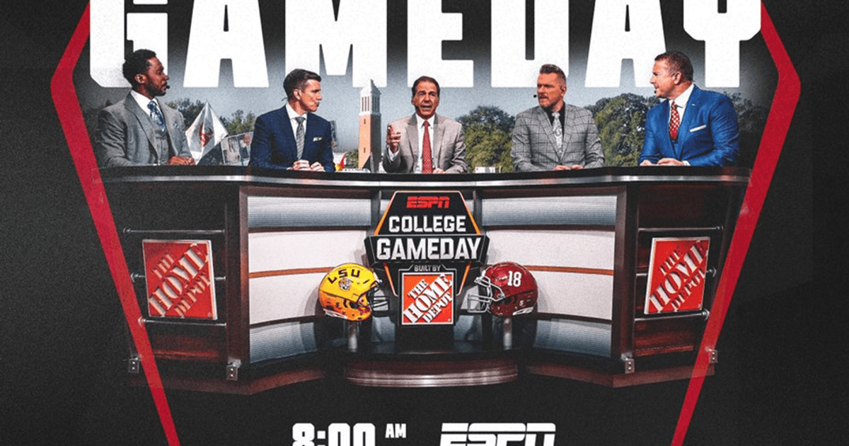 'College Gameday' coming back to Tuscaloosa next week for LSU game