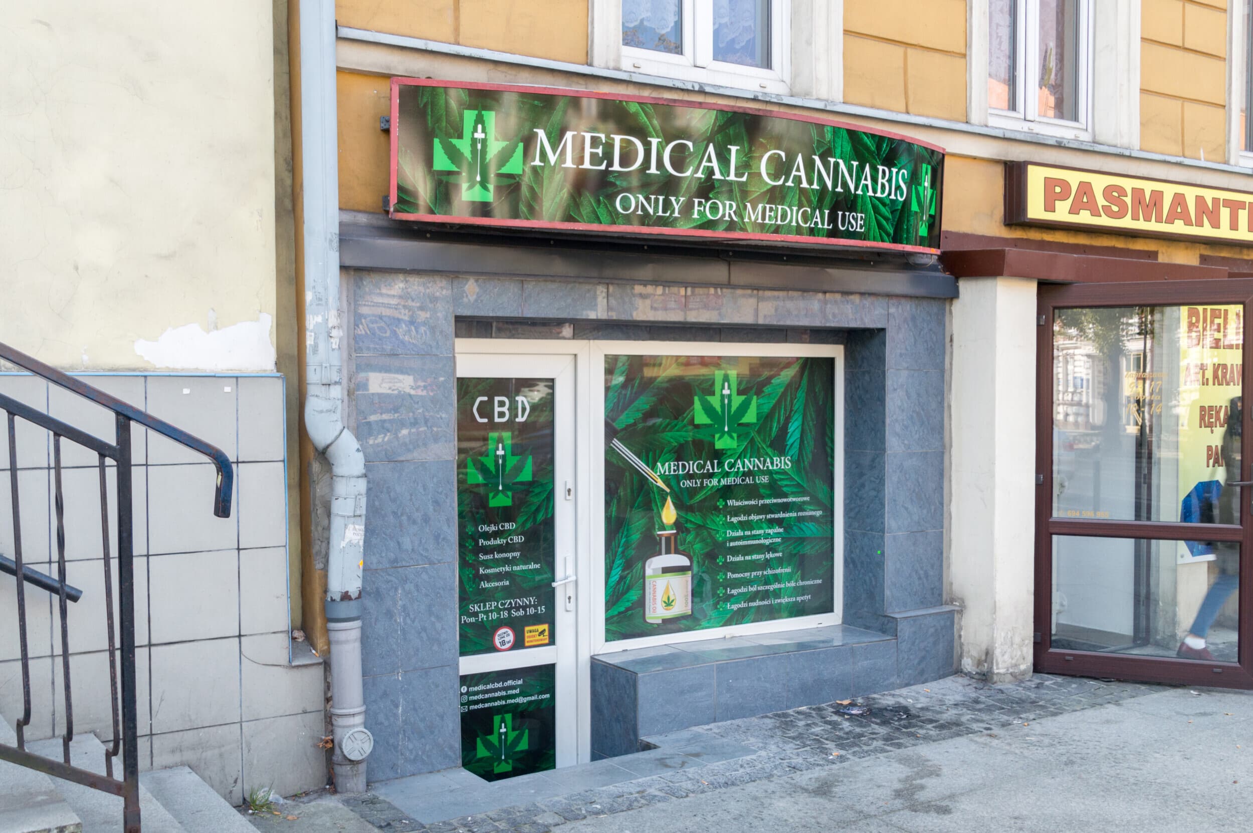 Medical cannabis dispensary storefront
