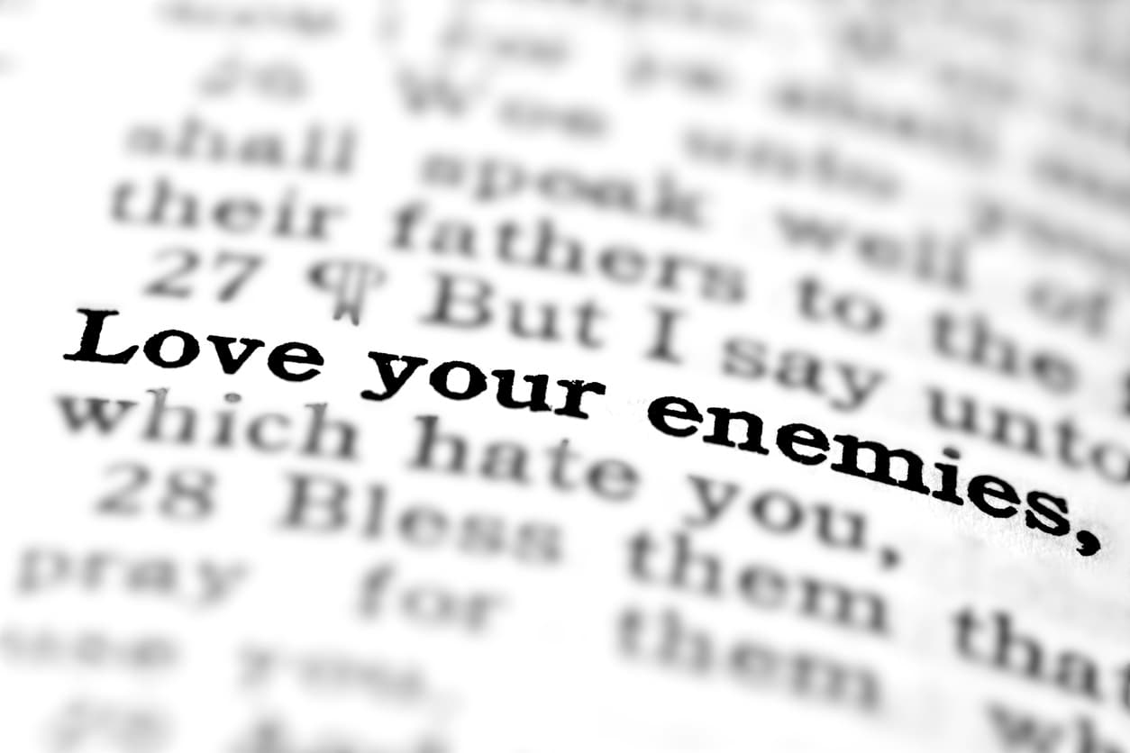 Love your enemies, bible