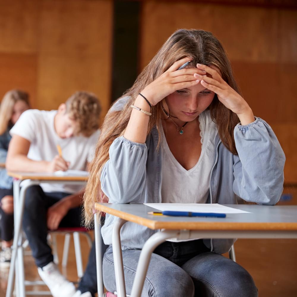 Anxious student taking test Alabama News