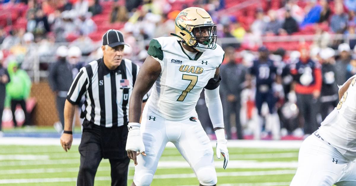 Tyler Taylor Rico UAB linebacker Tyler Taylor coming to the end of a long college ...