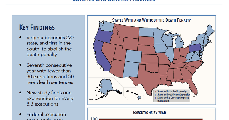 the death penalty in 2021 year end report death penalty information center the death penalty in 2021 year end report death penalty information center