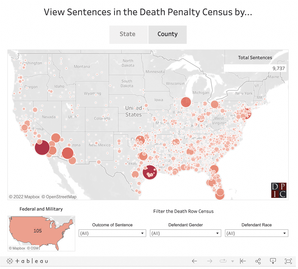 On Anniversary of Furman v. Georgia, DPIC Census of U.S. Death Sentences Details 50 Years of Arbitrariness, Bias, and Error