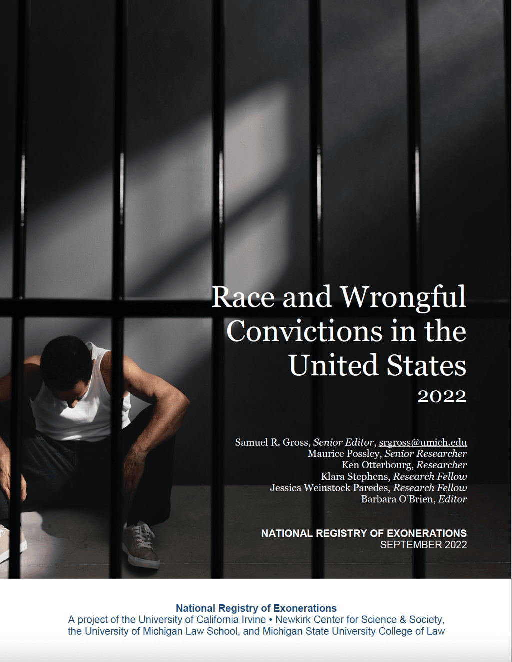 Report: Black People 7.5 Times More Likely to Be Wrongfully Convicted of Murder than Whites, Risk Even Greater if Victim was White